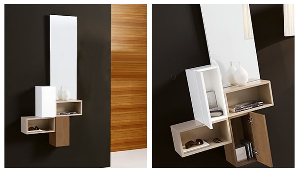muebles auxiliares para entradas pequeñas