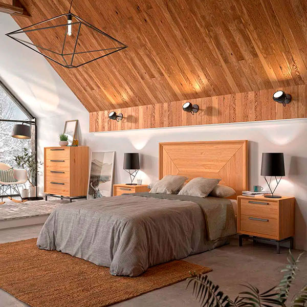 Dormitorio Madera Maciza
