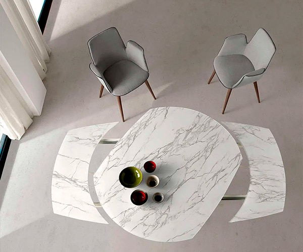 Mesa material porcelánico