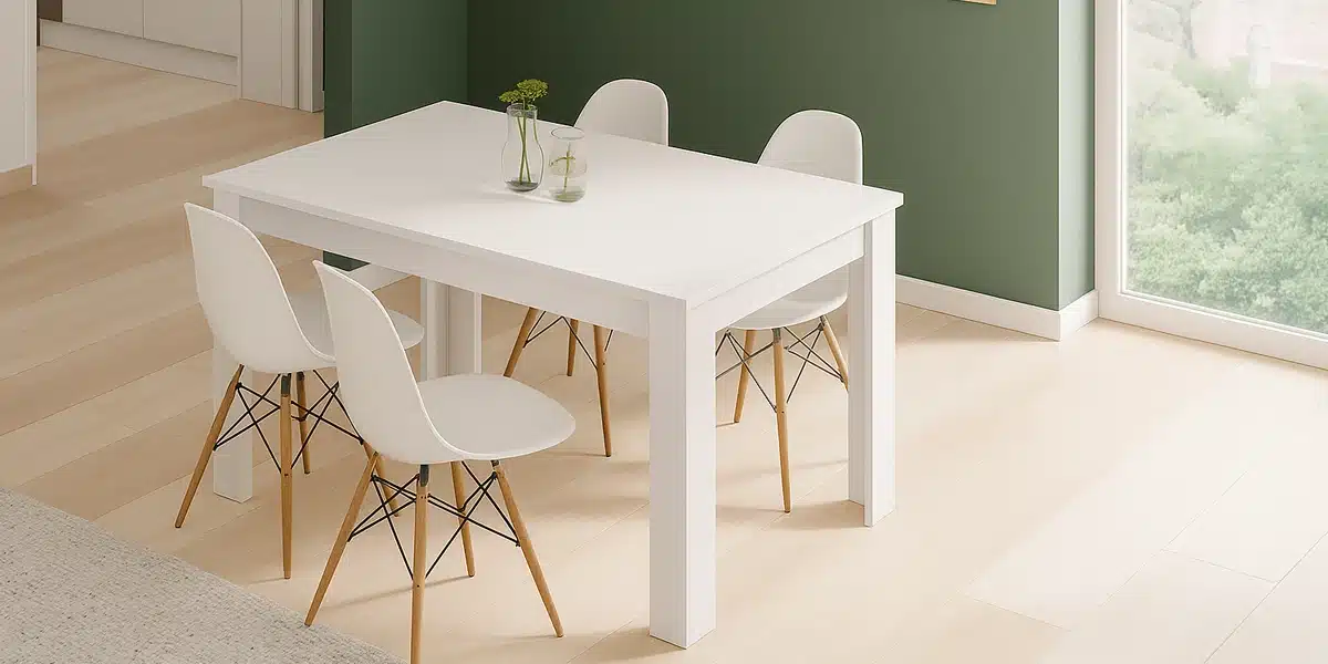 comedor con mesa extensible